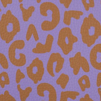 Kunstleder Happy Collection Leo by Cherry Picking flieder/braun